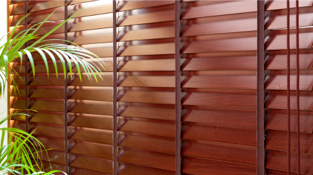 faux wood blinds